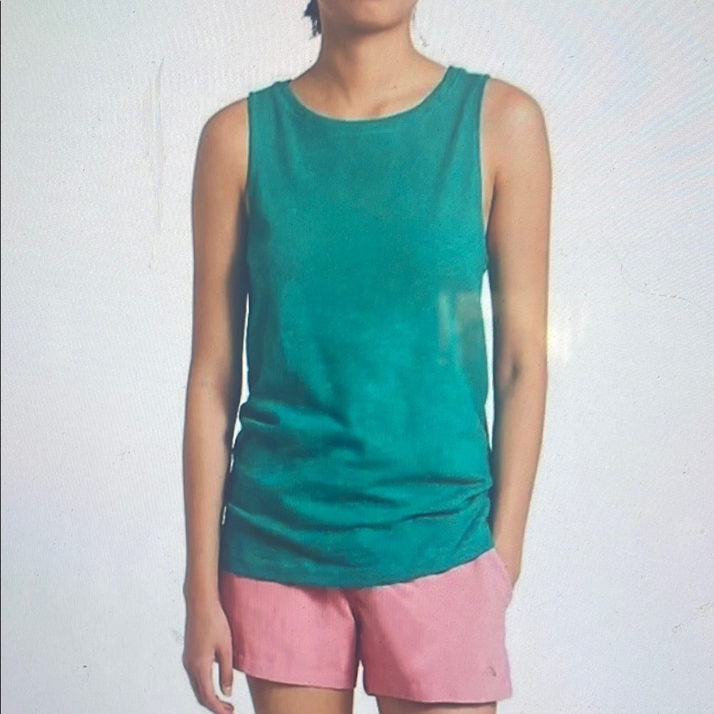 Teal Sleeveless Tank Top